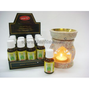 Oleo perfumado Aarti Cintronela 15ml (pack 12)